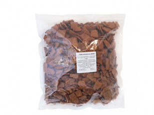 Сухарики с беконом: Гренки черные со вкусом аджики