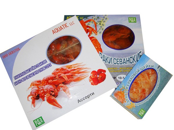 Раки в ассортименте в Хабаровске