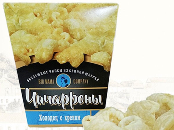 Чичарроны со вкусом холодца и хрена в Хабаровске