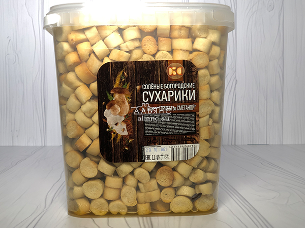 Сухарики с грибами и сметаной в Хабаровске