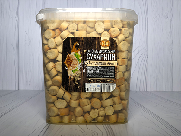 Сухарики с холодцом и хреном в Хабаровске