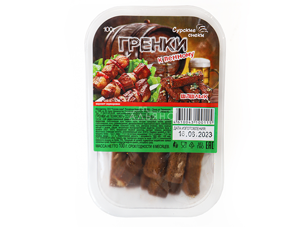 Сурские гренки Шашлык (100 гр) в Хабаровске
