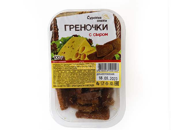 Сурские гренки со вкусом Сыра (100 гр) в Хабаровске