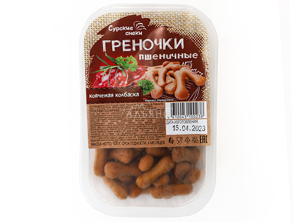 Сурские (ПШЕНИЧНЫЕ) Копченая колбаска (100 гр) в Хабаровске