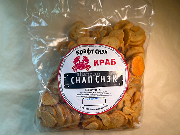 Снапсы ПШЕНИЧНЫЕ "Краб" в Хабаровске