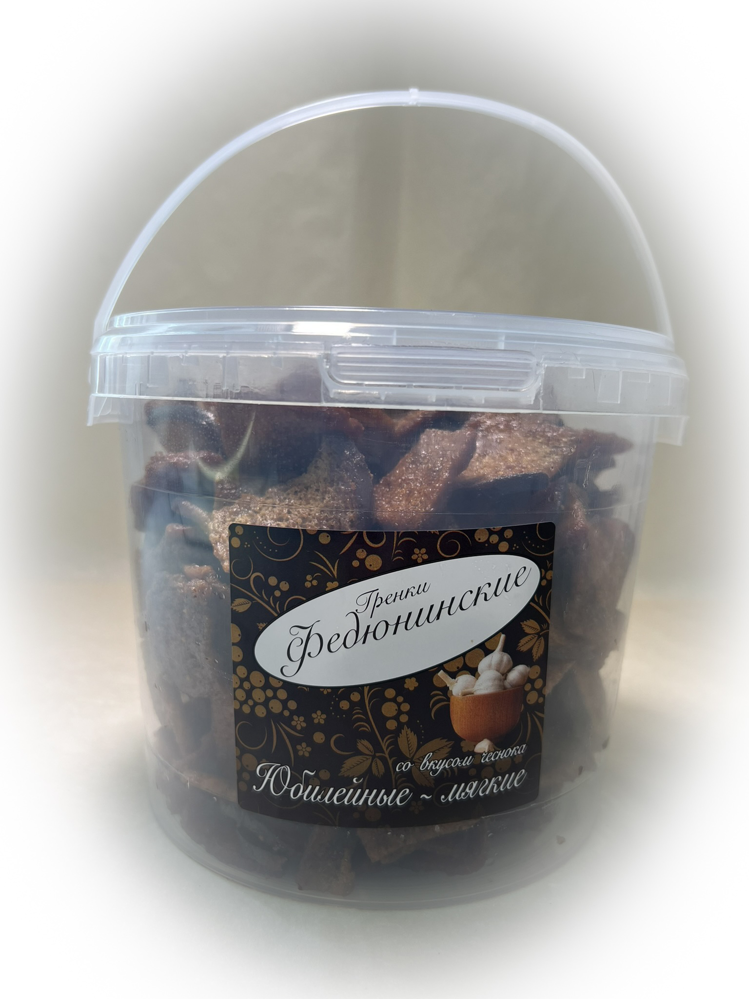 Гренки "ФЕДЮНИНСКИЕ" "Чеснок" (ведро 900 гр.) в Хабаровске