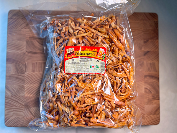 Нитка ЖАРЕНАЯ "Тайский перец" Oktobersnack 1 кг (сырный продукт) в Хабаровске