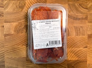 Семга паутинка (Chipka) 1кг: Кета (чипсы с перцем) вяленая 20 гр.