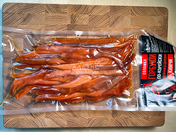 Горбуша соломка по-корейски в Хабаровске