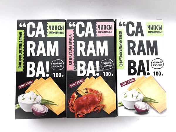 Чипсы "CARAMBA" ассорти 100 гр. в Хабаровске