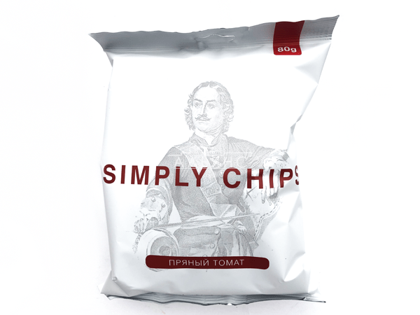 Картофельные чипсы "Simple chips" Пряный томат 80 гр. в Хабаровске