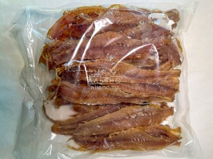 Гренки: Минтай солёно-сушёный (рваный)