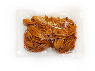 Бычок вяленый: Кальмар щупальца (мелкие) холодного копчения